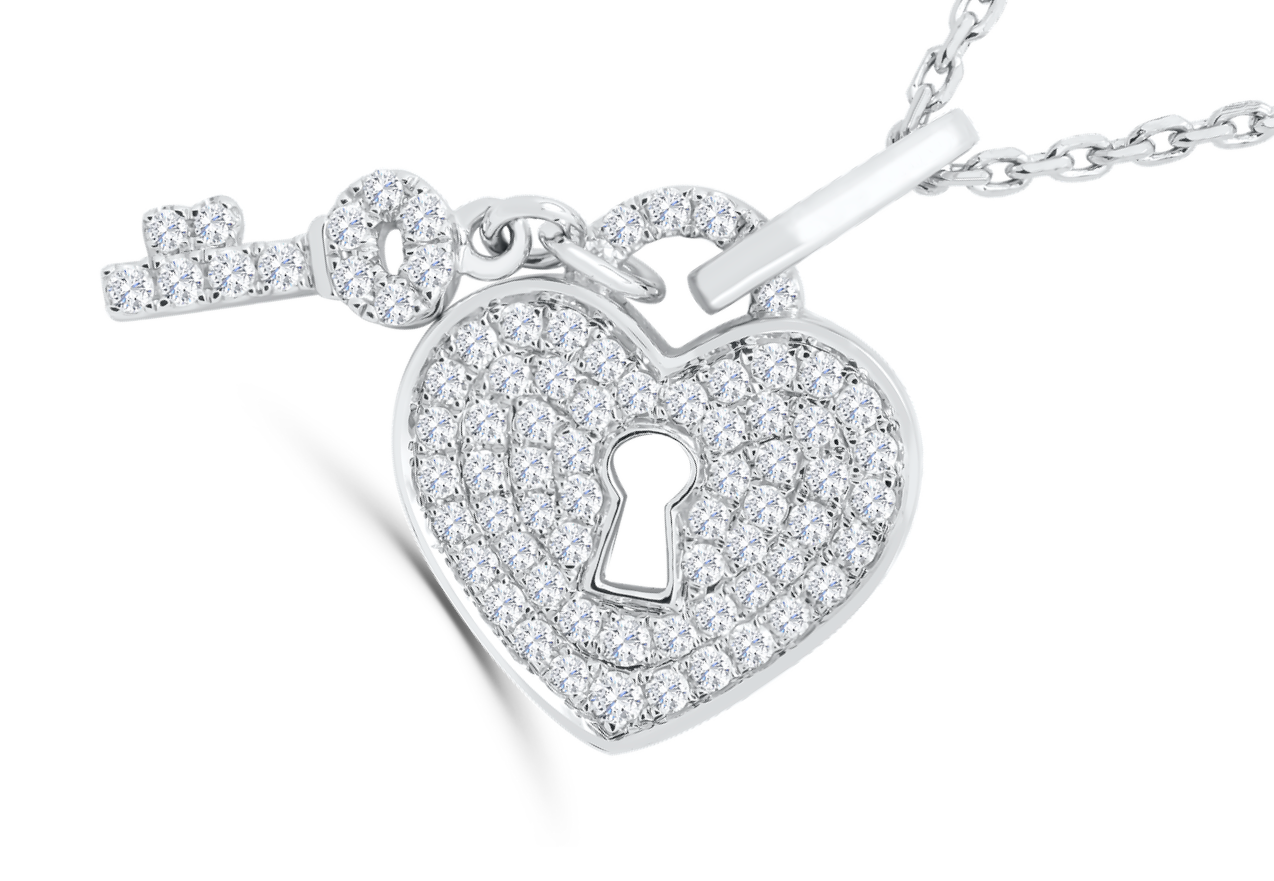 จี้เพชรทรงหยดน้ำ