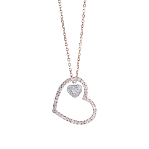 จี้ทับทิมรูปหัวใจ